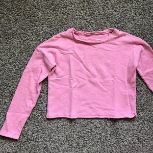 Light pink cropped sweater